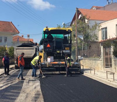 Ασφαλτοστρώσεις 4.100.000,00 ευρώ σε όλο το Δήμο Θερμαϊκού 